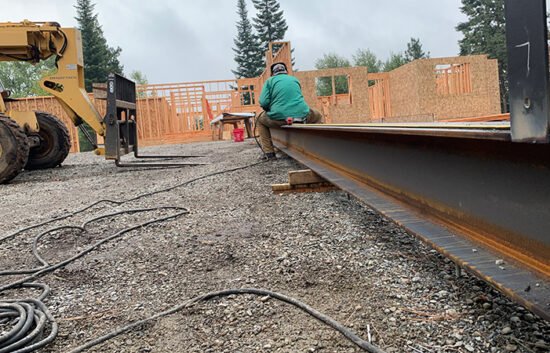 Onsite I-beam welding