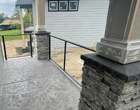 exterior cable railing