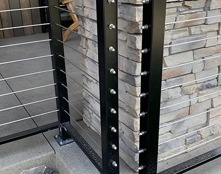 exterior cable railing