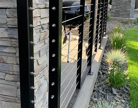 exterior cable railing