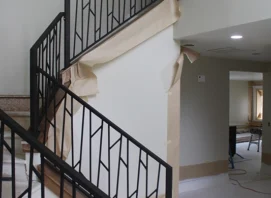 interior stairs and railings