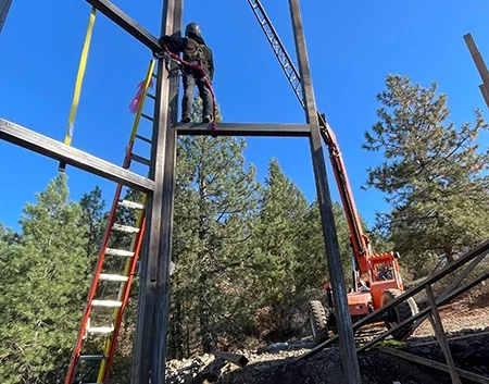 Onsite structural welding